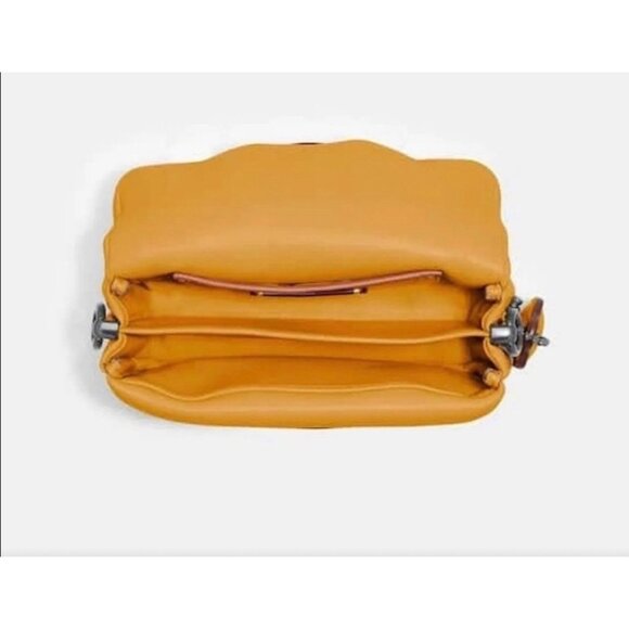 Coach NWT Tabby Pillow Shoulder Bag V5/Buttercup Leather w8”x H4” - Picture 6 of 7